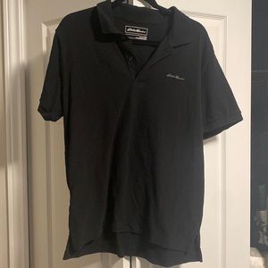 Black Eddie Bauer Mens Polo